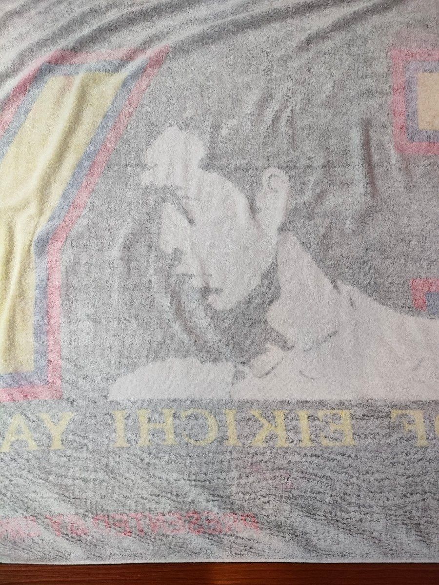 美品】 矢沢永吉スペシャルビーチタオル横顔シルエット EY SPIRIT OF