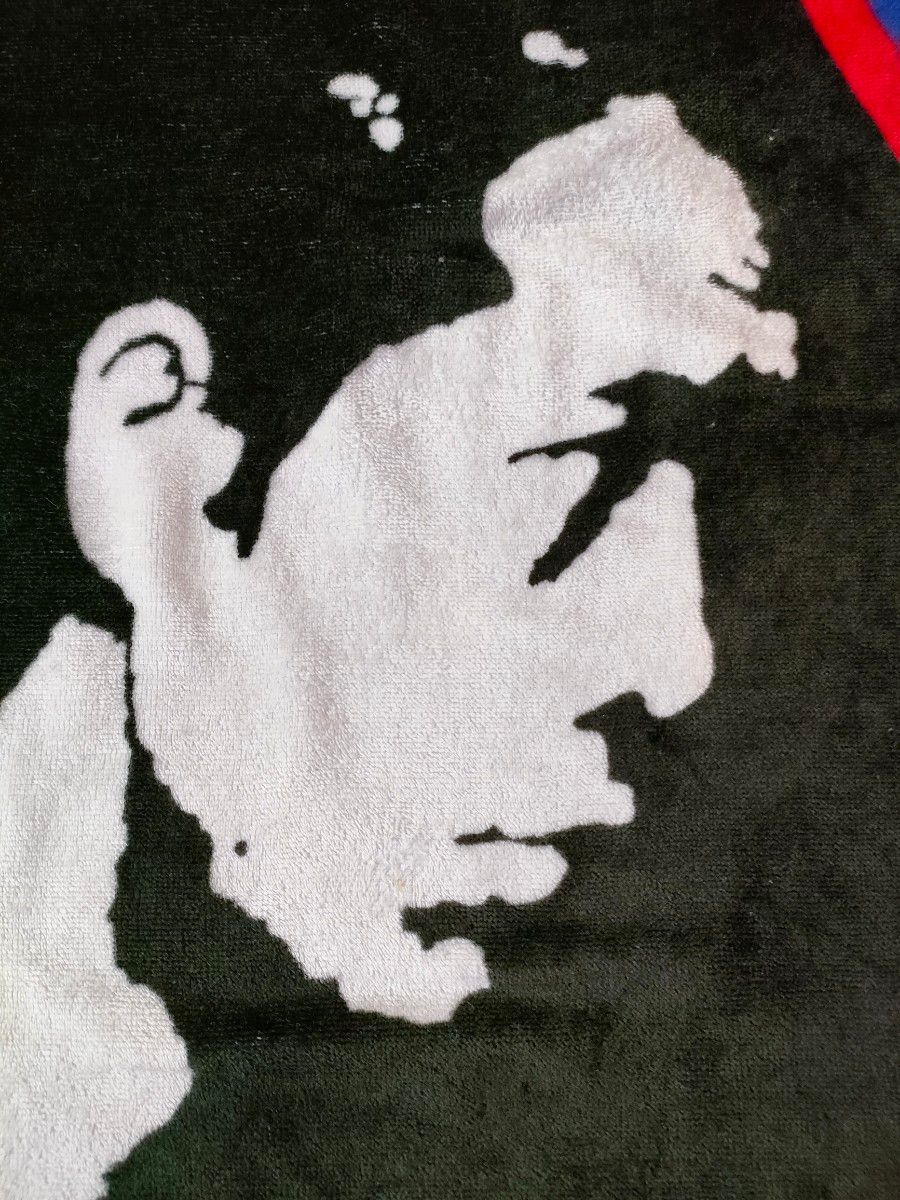 美品】 矢沢永吉スペシャルビーチタオル横顔シルエット EY SPIRIT OF