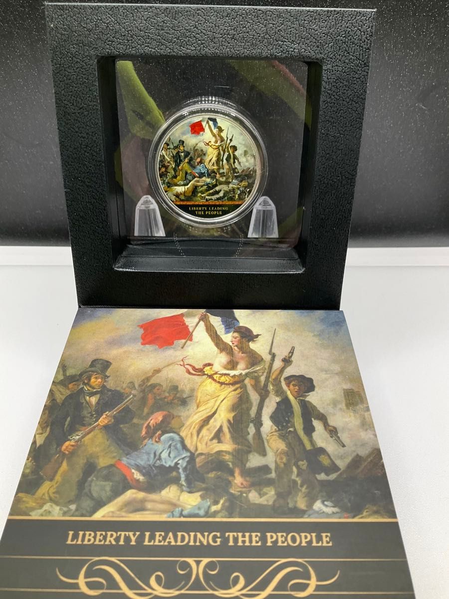 2022年カメルーン 民衆を導く自由の女神 純銀 プルーフ銀貨 限定555枚