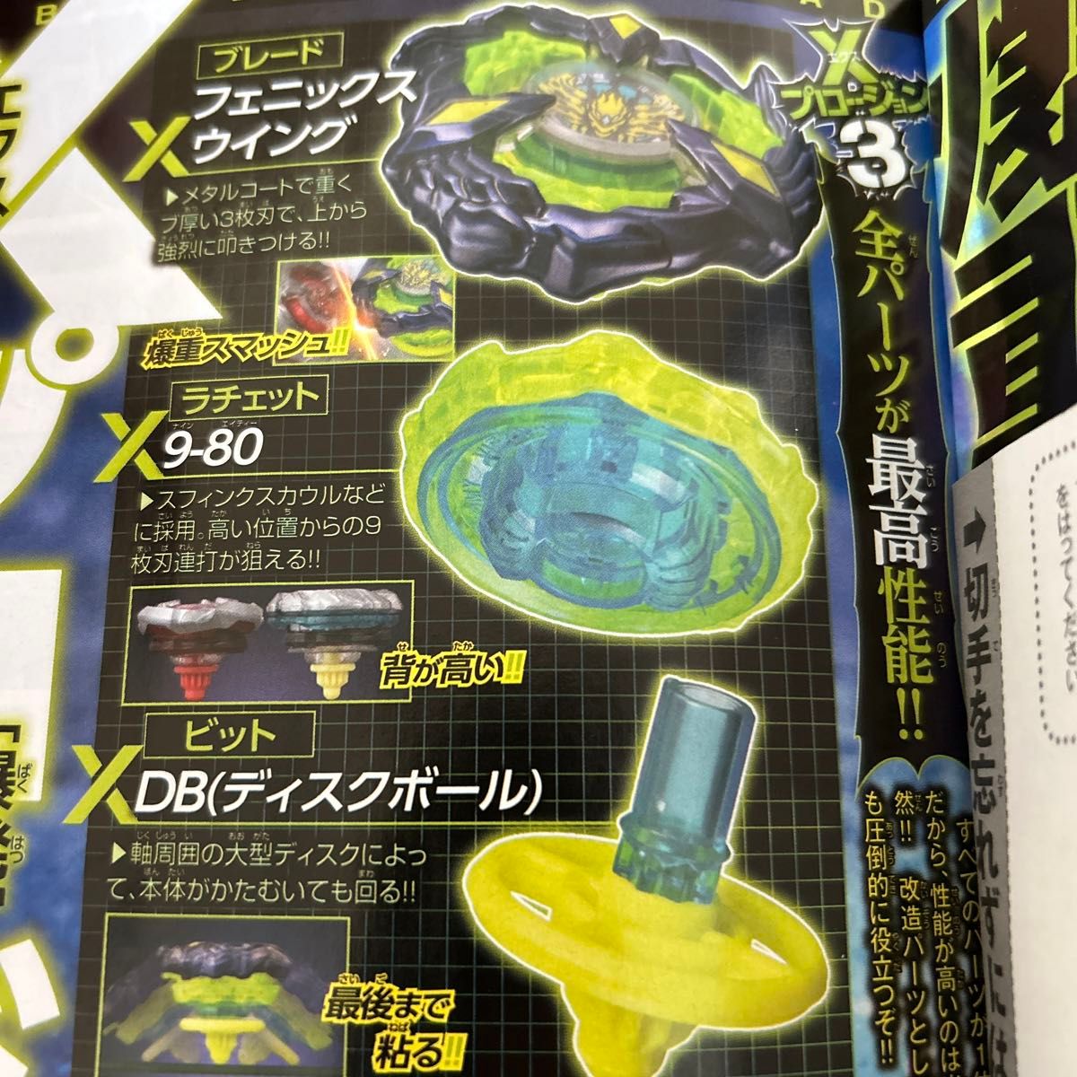 フェニックスウィング メタルコート ネイビー ベイブレードX BX-00