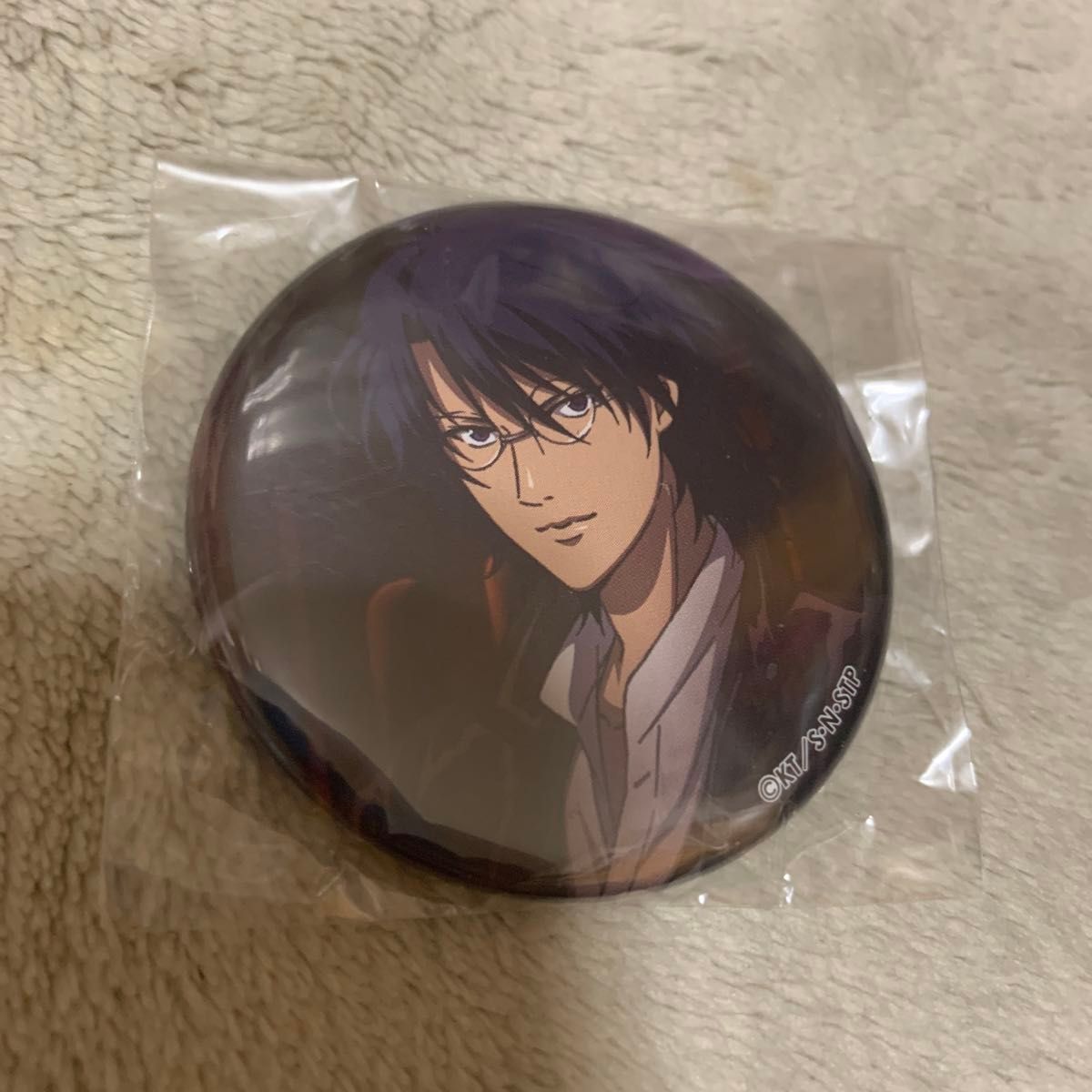 テニスの王子様 テニプリ 忍足侑士 サマバレ 缶バッジ 描き下ろし 忍足