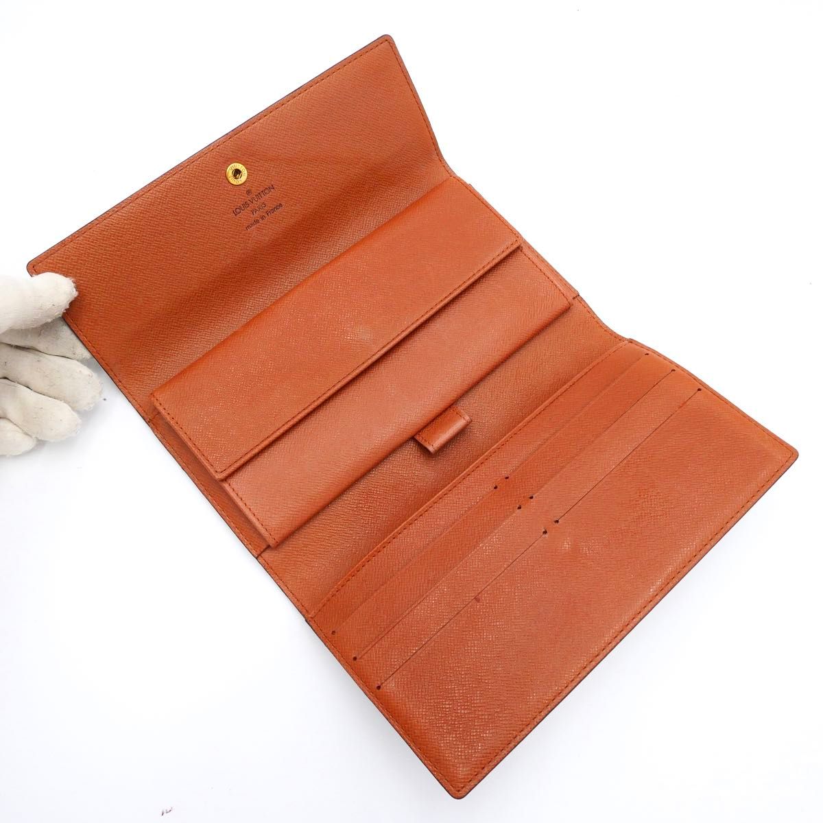 ルイヴィトン LOUIS VUITTON モノグラム 長財布 財布 三つ折り財布