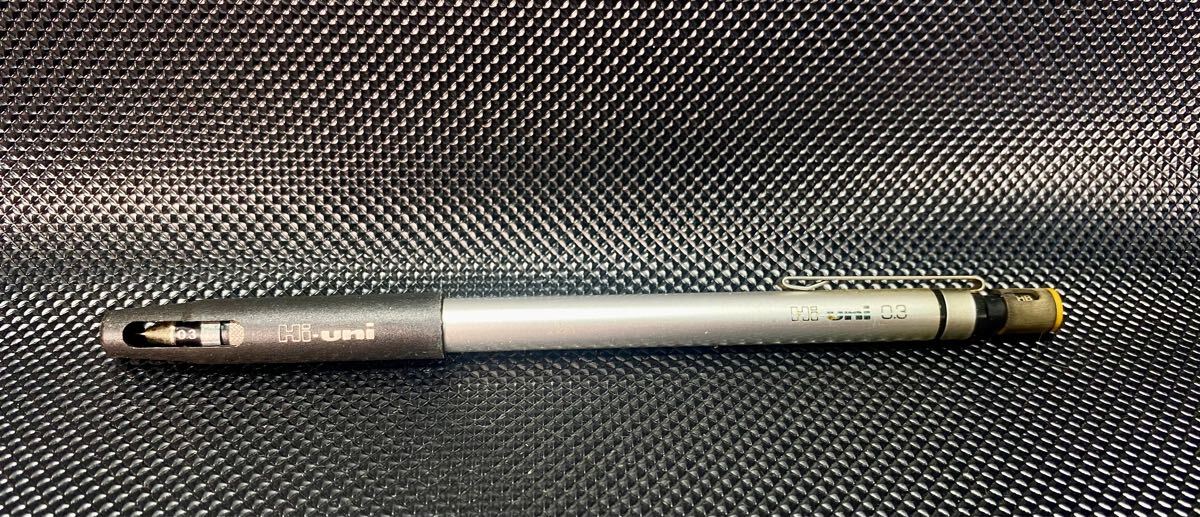 廃盤・美品】三菱 Hi-uni 3051FF銀 シャープペン
