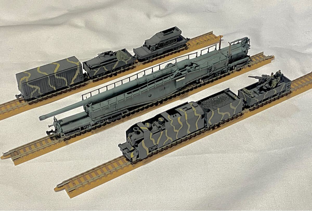 Yahoo!オークション - ドイツ軍 レオポルド 列車砲 K5 輸送編成 装甲機