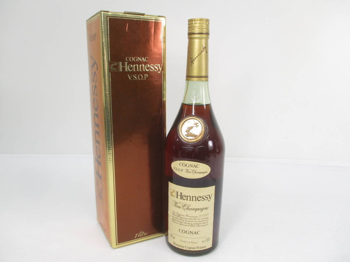 未開栓 古酒◇HENNESSY/ヘネシー VSOP グリーンボトル 1000ml 1765