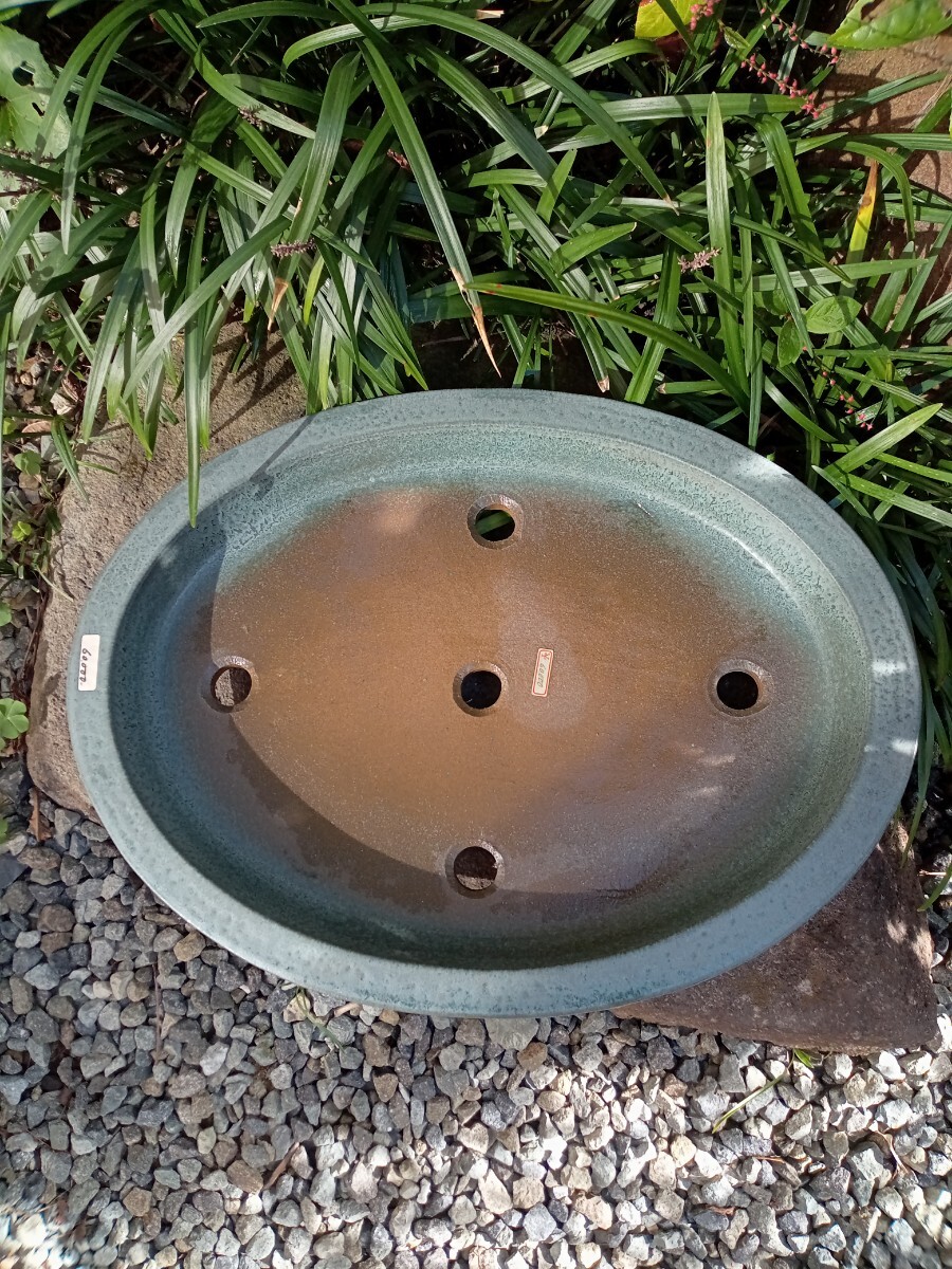 未使用 昭和レトロ 盆栽鉢 ・中国鉢 3 未使用 昭和レトロ 盆栽鉢