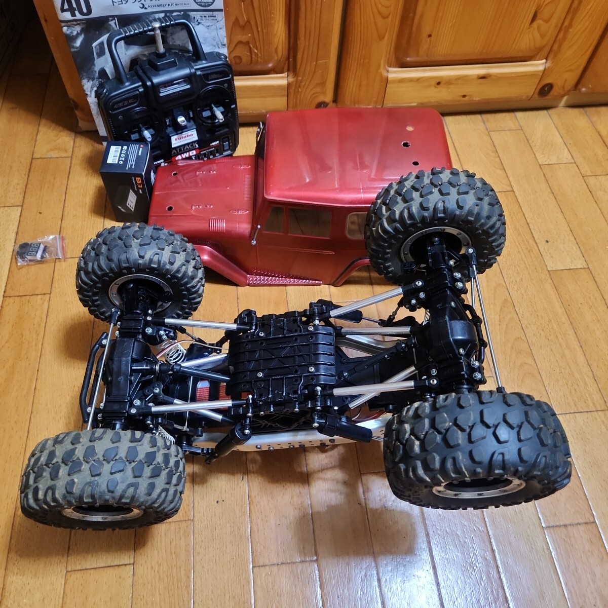 タミヤ CR-01 フルセット ランドクルーザー 赤 ランクル ラジコン