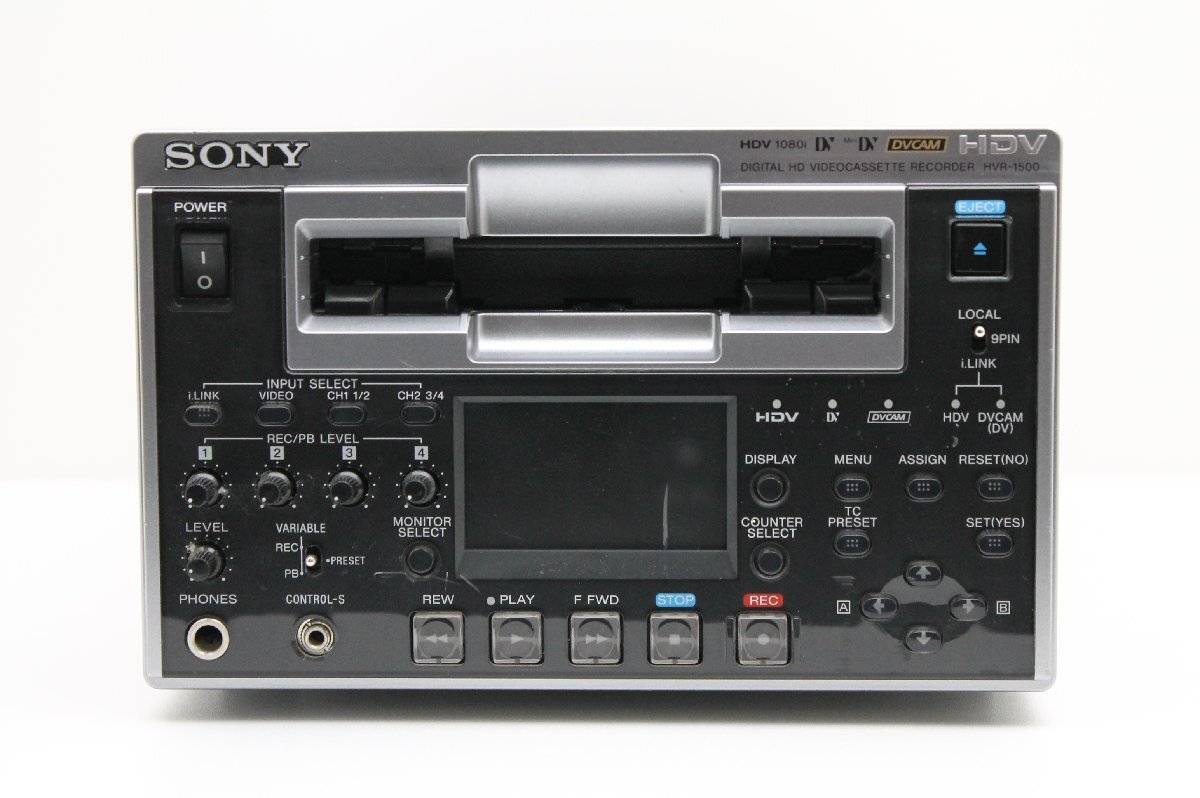 SONY HVR-1500A 再生自体はOK ジャンク SONY HVR-1500A 再生自体はOK