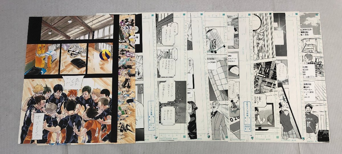 ハイキュー ジャンプフェスタ2021 最終話まるごと複製原稿セット JC