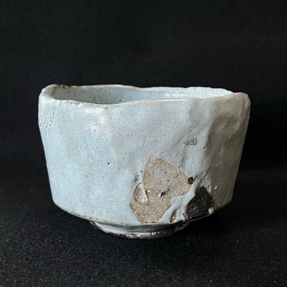 木村充／木村一郎の息子「湯呑」益子焼 共箱：茶道具 木村充／木村一郎 【