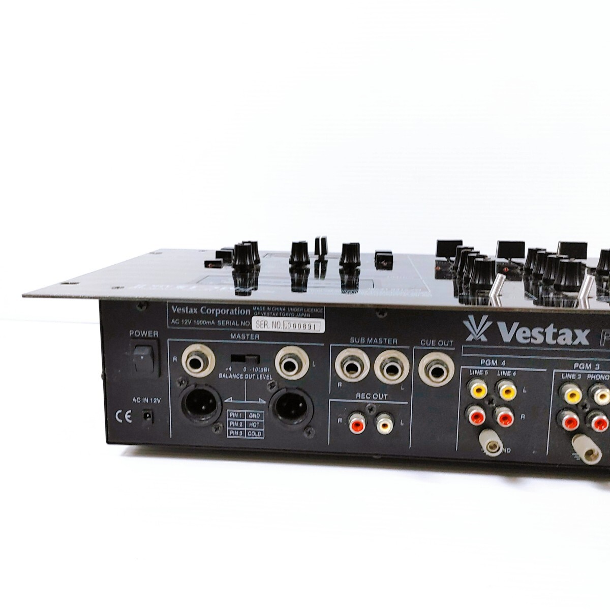 美品】Vestax DJミキサー PMC-01 ブルー 美品】Vestax DJミキサー PMC