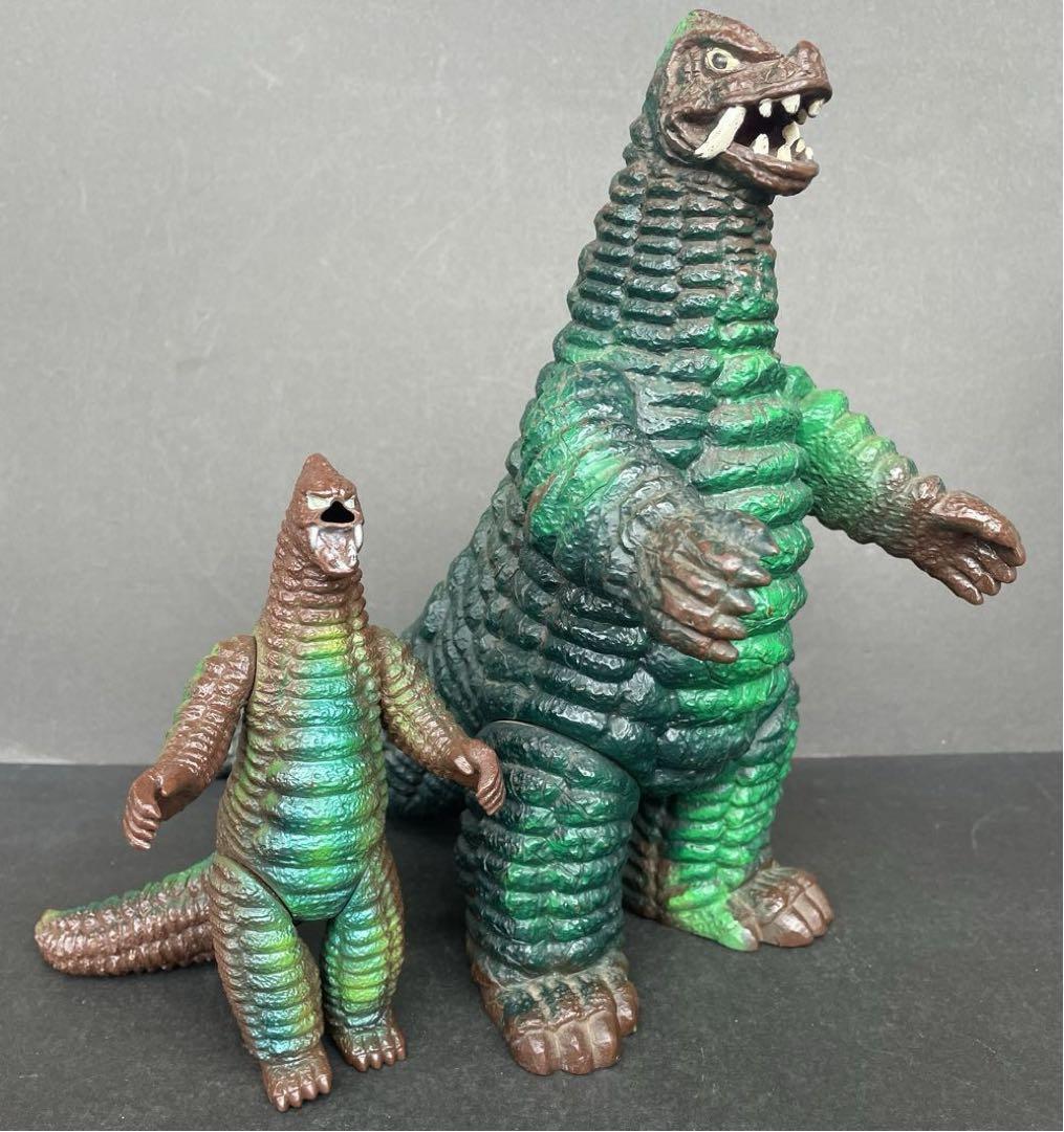 グレートザウルス ゴジラ ポピー ランプ 当時物 ソフビ 足形 キング