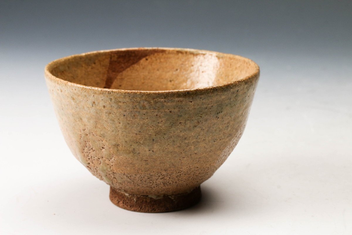 佳香】時代 古萩茶碗 茶道具 木箱 保証