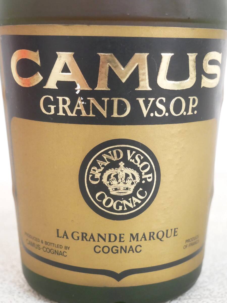□CAMUS GRAND V.S,O.P. LA GRANDE MARQUE COGNA◇カミュ グランド