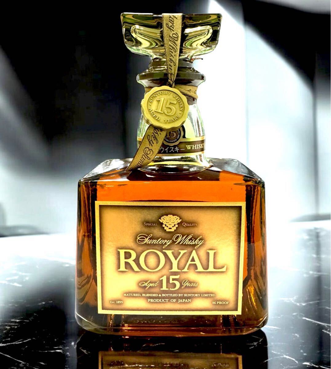 古酒 サントリーローヤル15年 ゴールドラベル 未開栓 古酒 未開栓