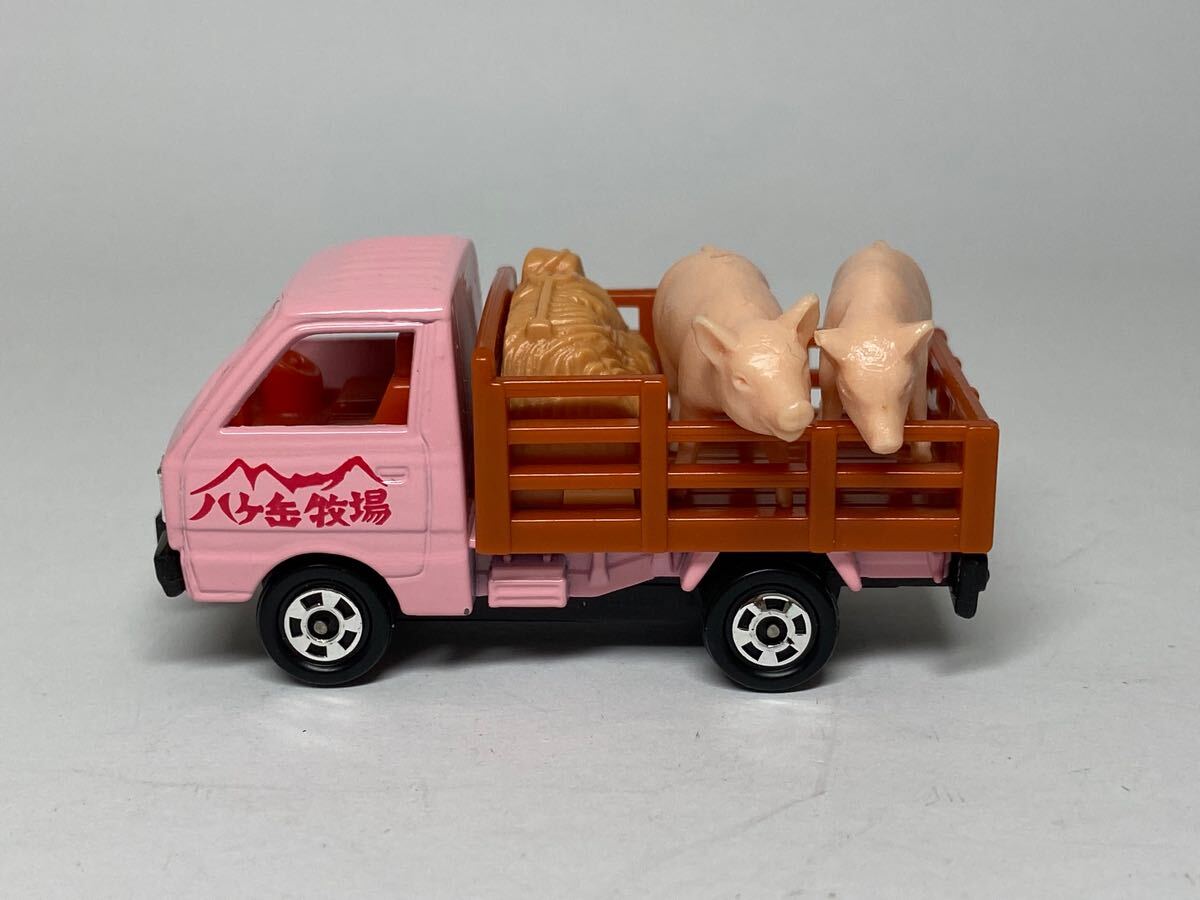 トミカ 黒箱 スズキ キャリイ 家畜運搬車 スーパーギフト 八ヶ岳牧場