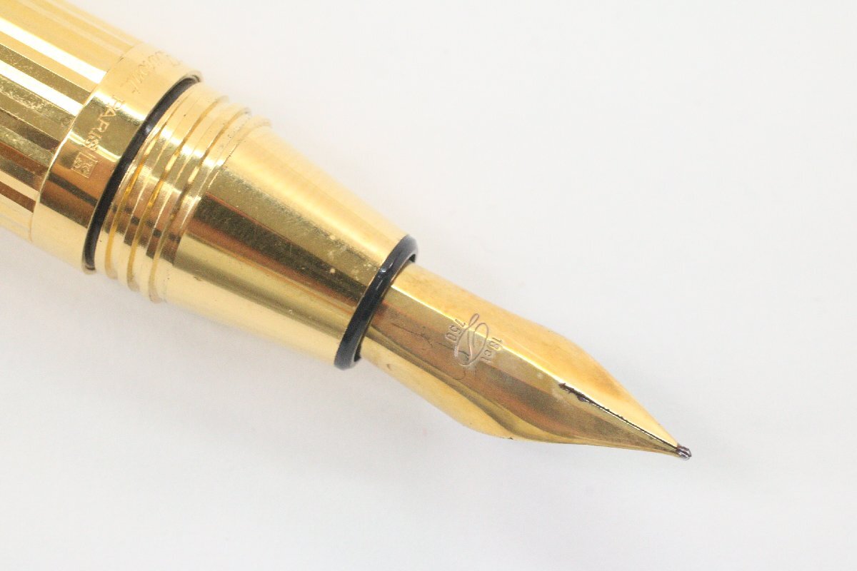 万年筆 デュポン 万年筆 S.T.Dupont デュポン ペン先 18ct 750 SV925