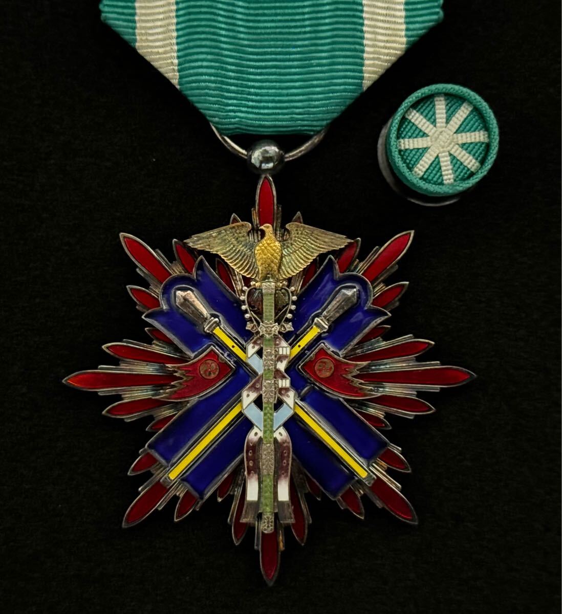 ○日本の勲章/徽章＊明治十三年＊逓信省/郵便局＊初期＊勤功章1級