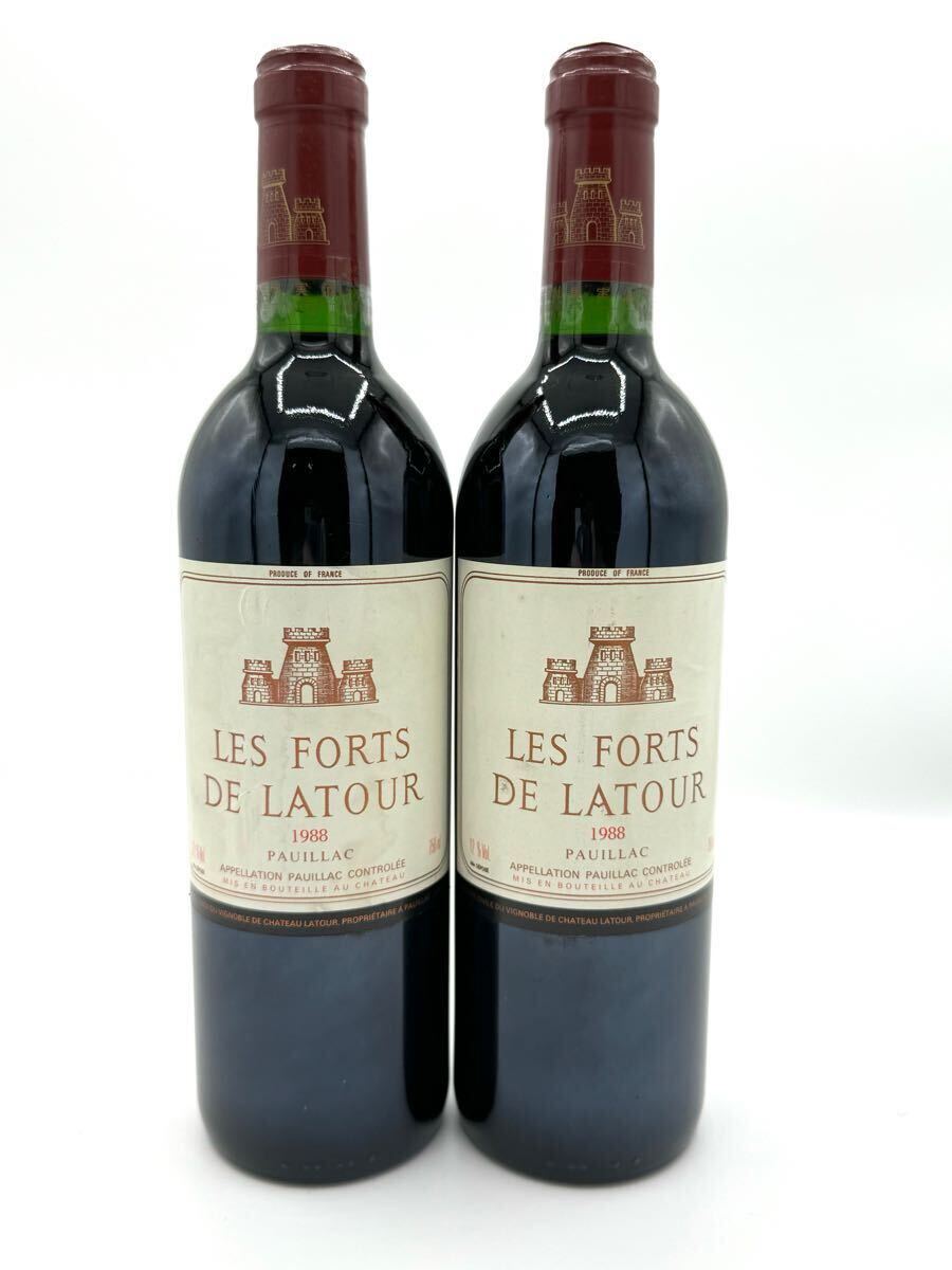 レ・フォール・ド・ラトゥール 1988 2本 LES FORTS DE LATOUR Chateau