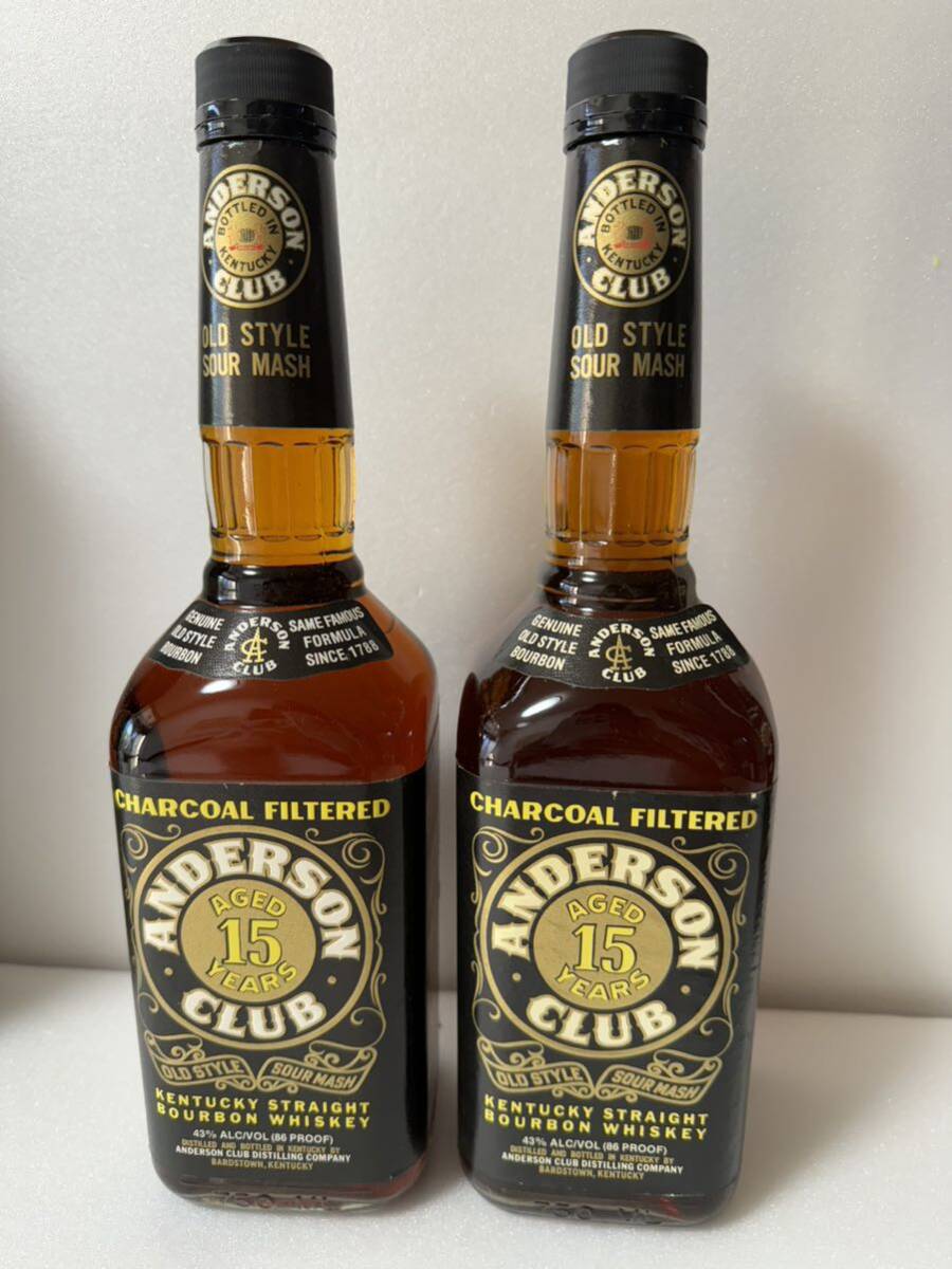 未開栓 アンダーソンクラブ 15年 バーボン 750ml 43度 ウイスキー