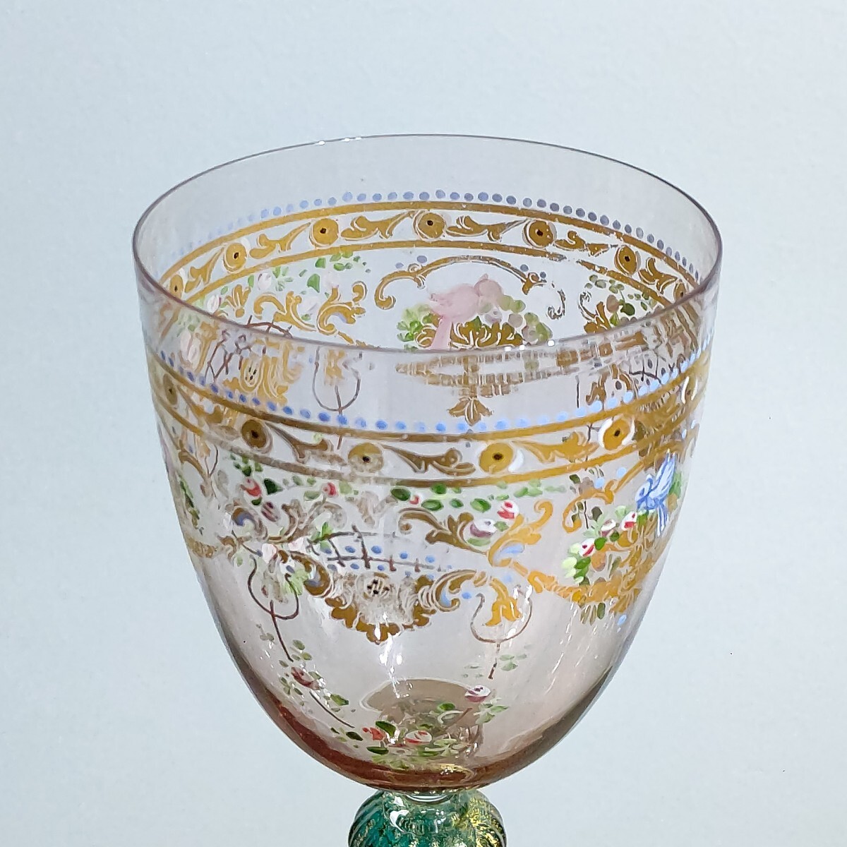 エナメル 金彩 ヴェネチアングラス MURANO 1950s ヴィンテージ