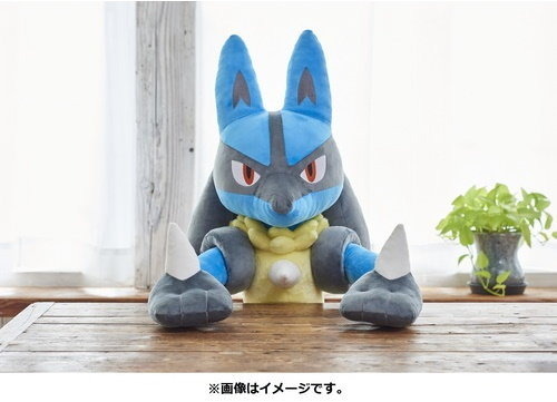 タグ付き 美品 ポケモン ルカリオ 等身大ルカリオ ぬいぐるみ