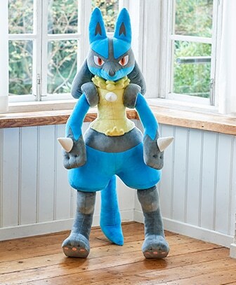 タグ付き 美品 ポケモン ルカリオ 等身大ルカリオ ぬいぐるみ