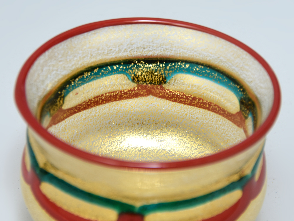 岩田久利 (造) ガラス盃 酒器 杯 猪口 共箱 しおり 岩田ガラス glass