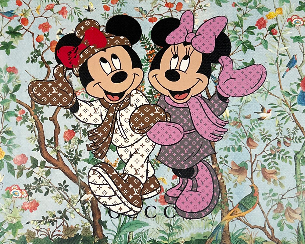 額装 DEATH NYC 世界限定100枚 ミッキーマウス スターウォーズ DEATH