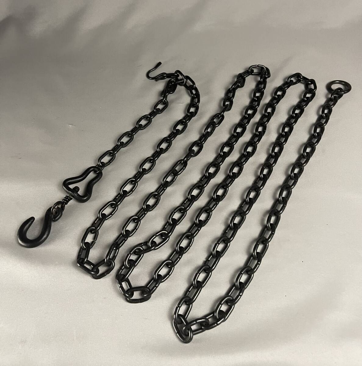 Yahoo!オークション - 金工師【木村清五郎】造 釚鎖弦道具 釜鐶 釣釜用