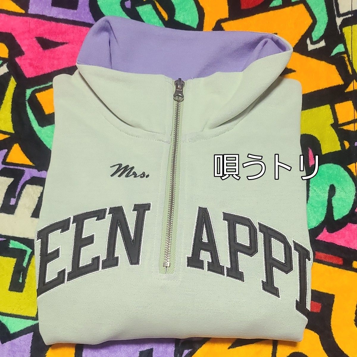Mrs GREEN APPLE スプリングハーフジップスウェット[L]｜Yahoo!フリマ