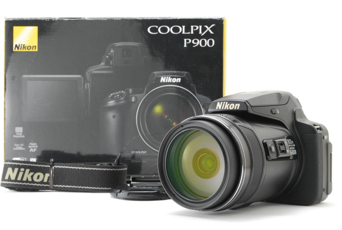 Nikon COOLPIX P900 黒 元箱付 極上美品 #FE16 Nikon COOLPIX P900 黒 元