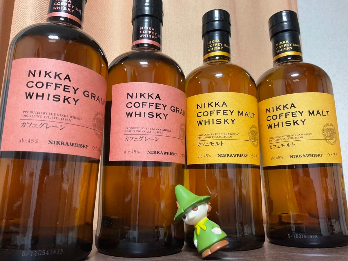 ニッカ カフェ グレーン モルト 4本セット