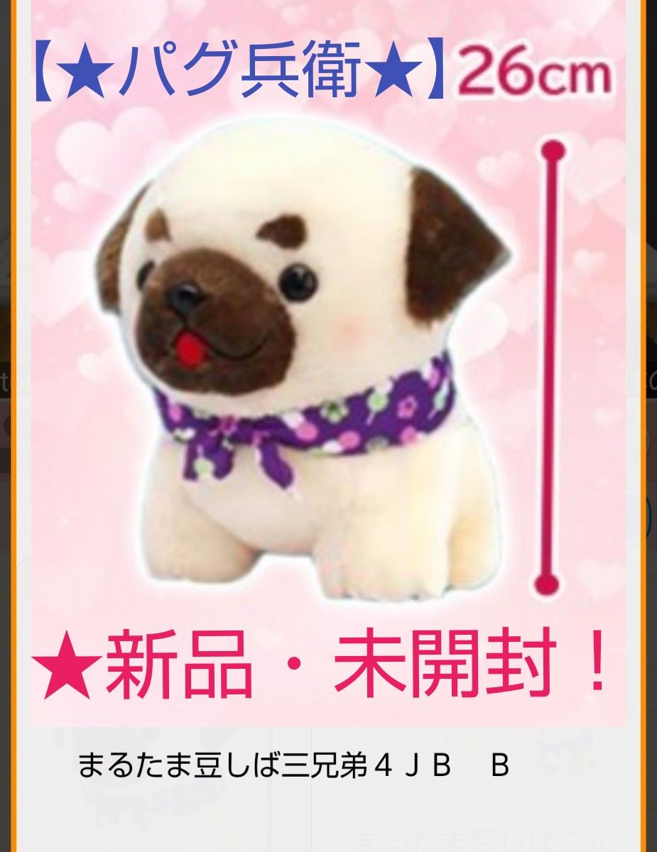 まるたま豆しば三兄弟4 パグ兵衛 JB