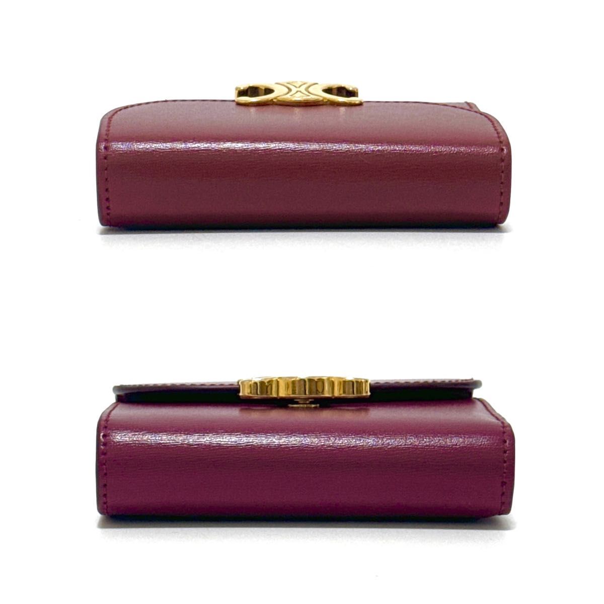 セリーヌ 三つ折り財布 トリオンフ スモール フラップ ウォレット