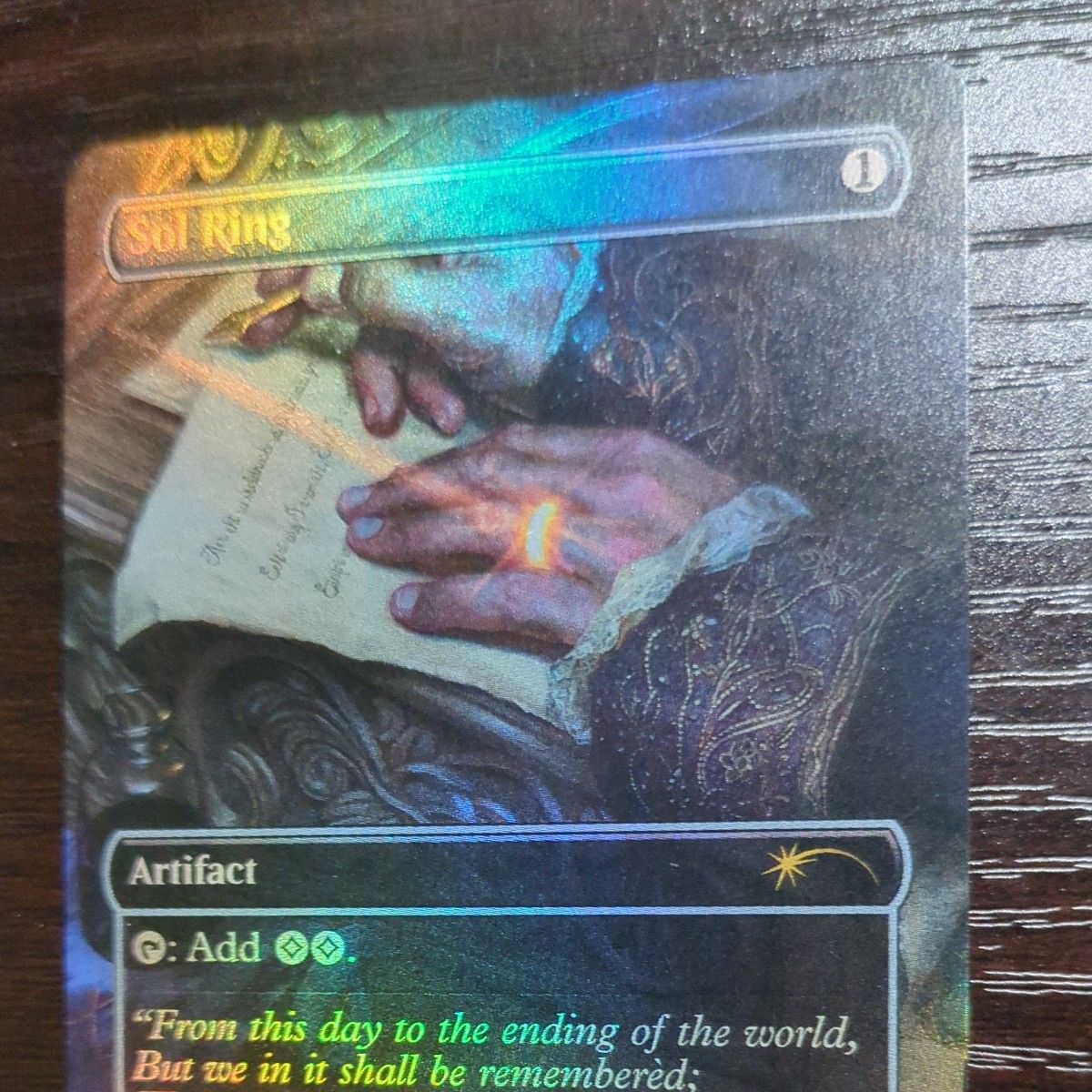 太陽の指輪/Sol Ring 未来予知枠Foil 【公式通販】