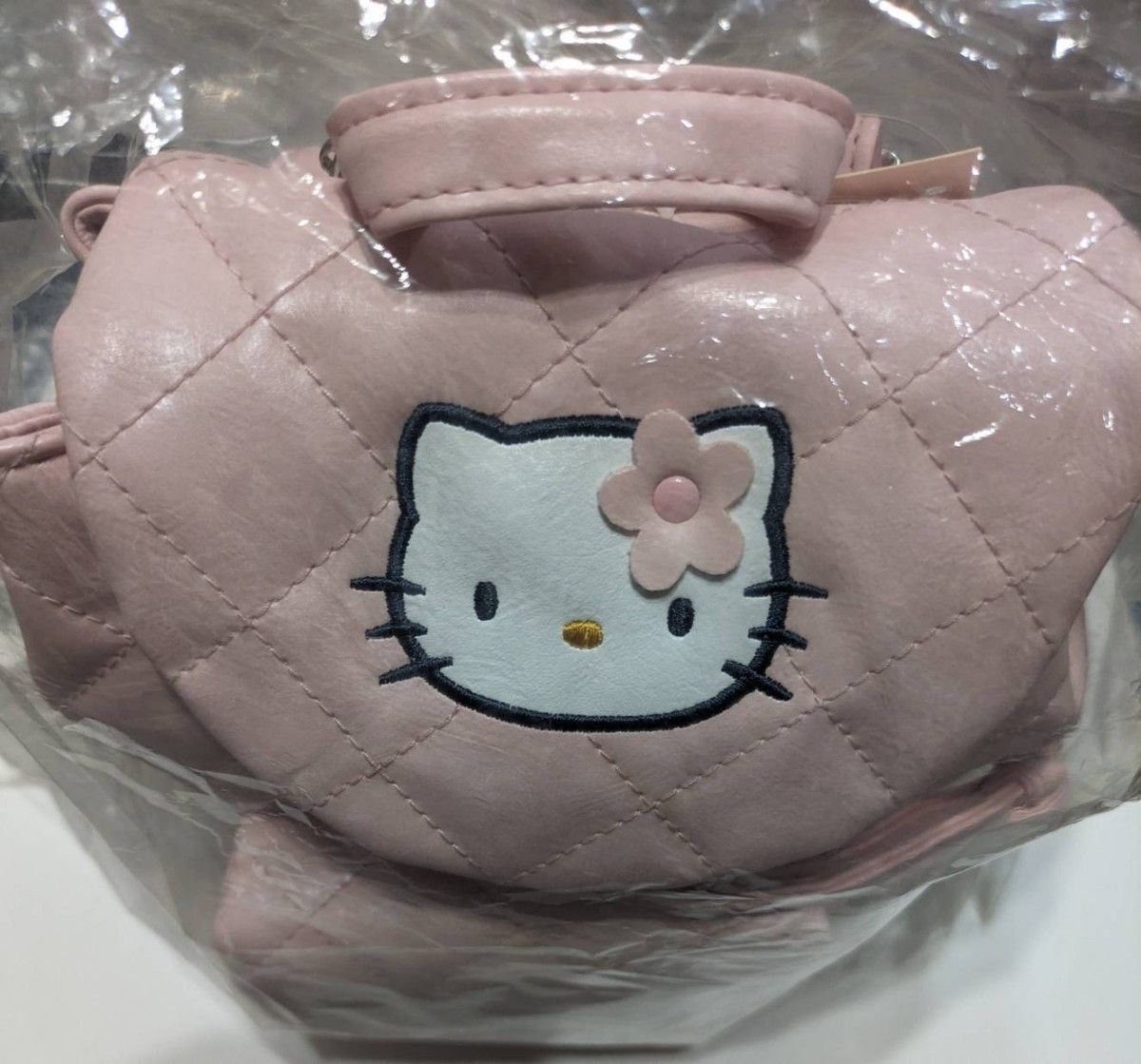 レア‼️キティ キルティングバニティバッグ ピンク レトロ
