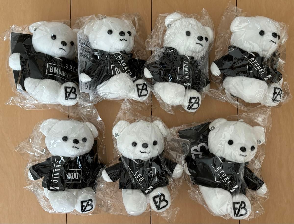 BE:FIRST BMSGパーカーくまぬいぐるみ コンプリートセット