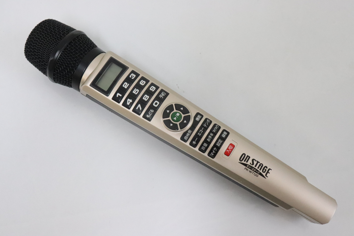パーソナルカラオケ オンステージ PK-WT120 ペアマイク PK-WD301