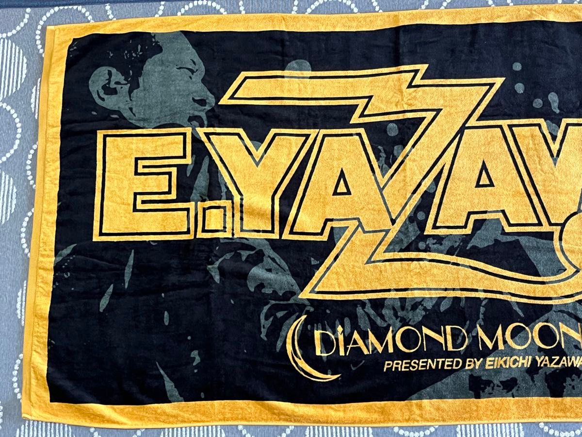 矢沢永吉 E YAZAWA SBT スペシャルビーチタオル ロゴ ゴールド