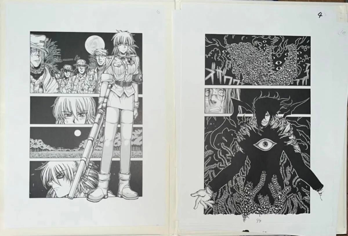 平野耕太 原画展 限定 B4 キャラファイングラフ HELLSING ヘルシング