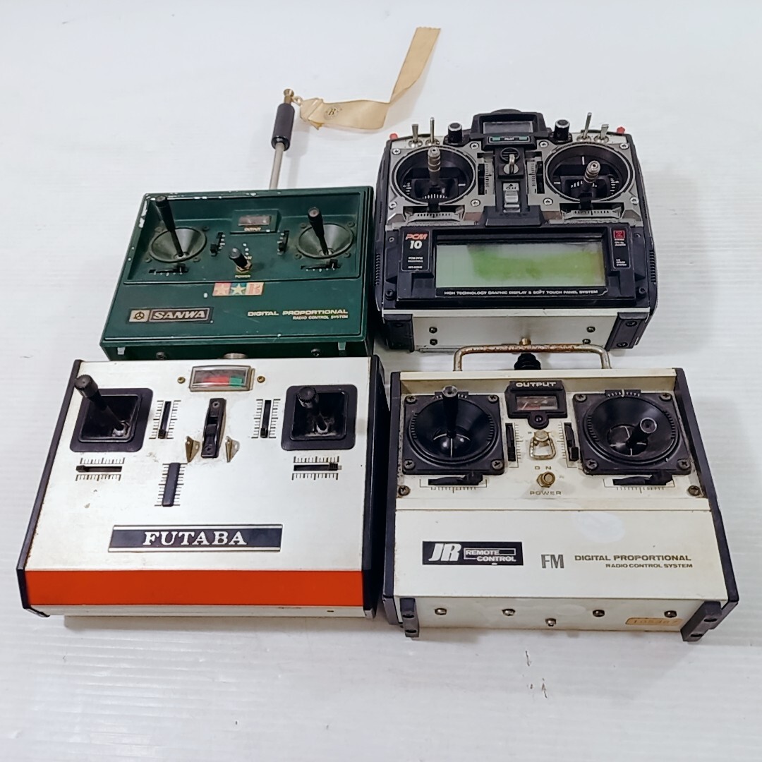 まとめ売り】プロポ4台セット ジャンク JR/FUTABA/SANWA まとめ売り