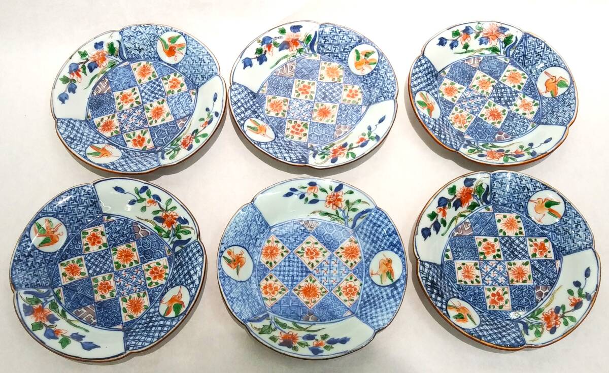 須田菁華造色絵祥瑞花鳥文皿 3代須田菁華 色絵祥瑞花鳥文皿 - 美術商