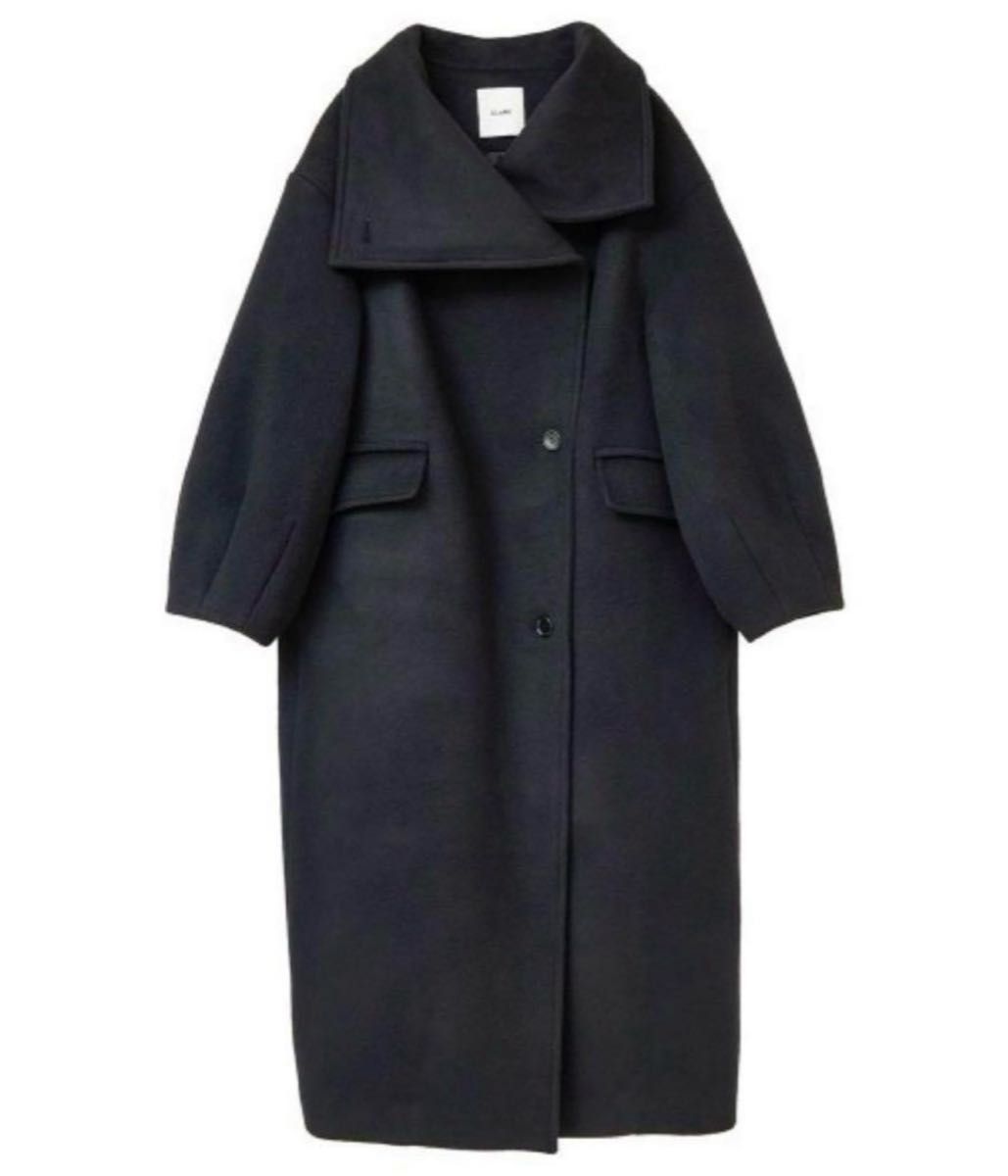 CLANE UP NECK OVER DOUBLE COATBLACK｜Yahoo!フリマ（旧PayPayフリマ）