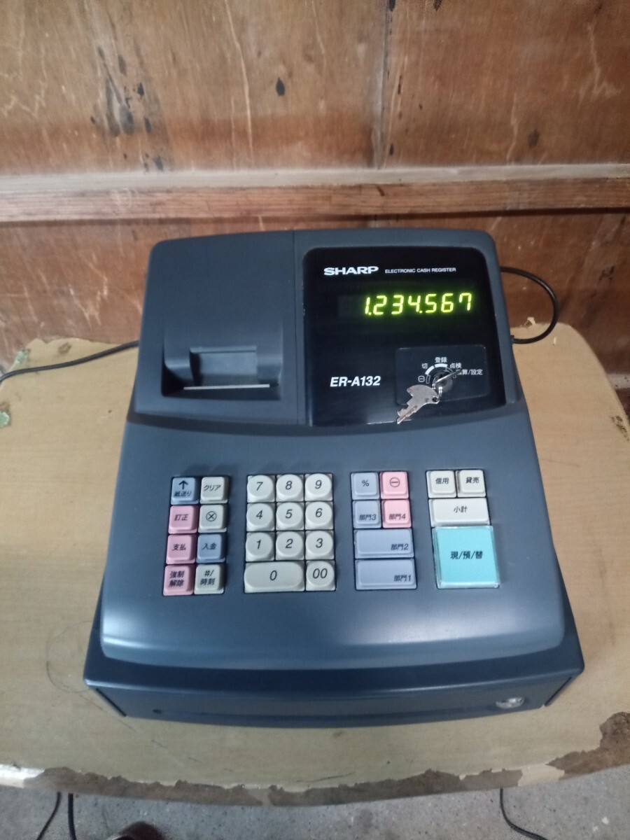 シャープレジスター ER-A132 簡単便利特殊 送料込 321611 653210 家具
