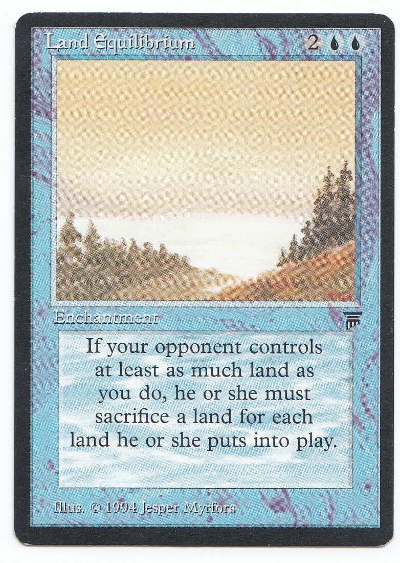 Land Equilibrium MTG - Legends Land Equilibrium （A） #0 (English