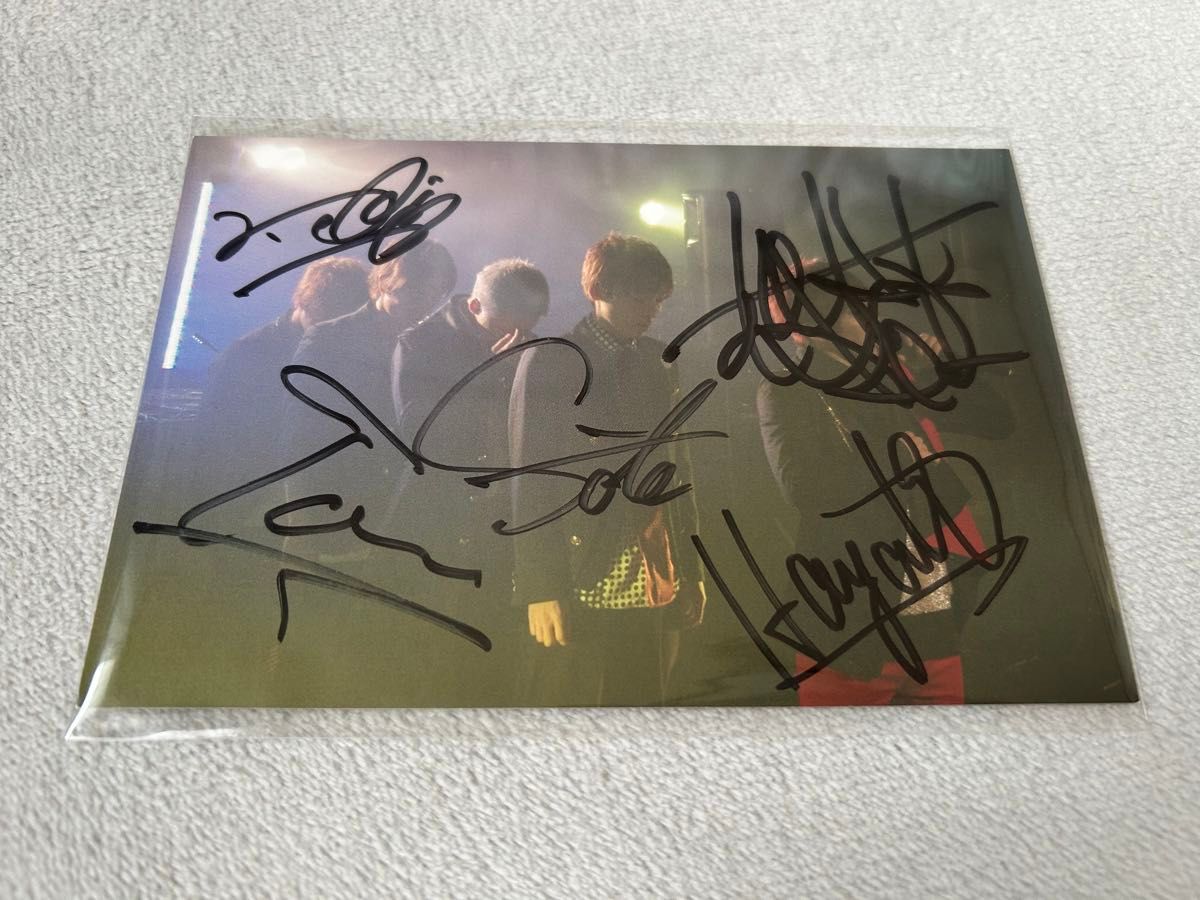 Da-iCE ポストカード 直筆サイン 花村想太 工藤大輝 和田颯 岩岡徹