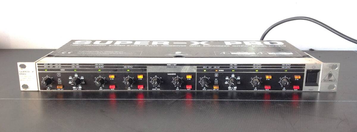 BEHRINGER SUPER-X PRO CX2310 チャンネルディバイダー