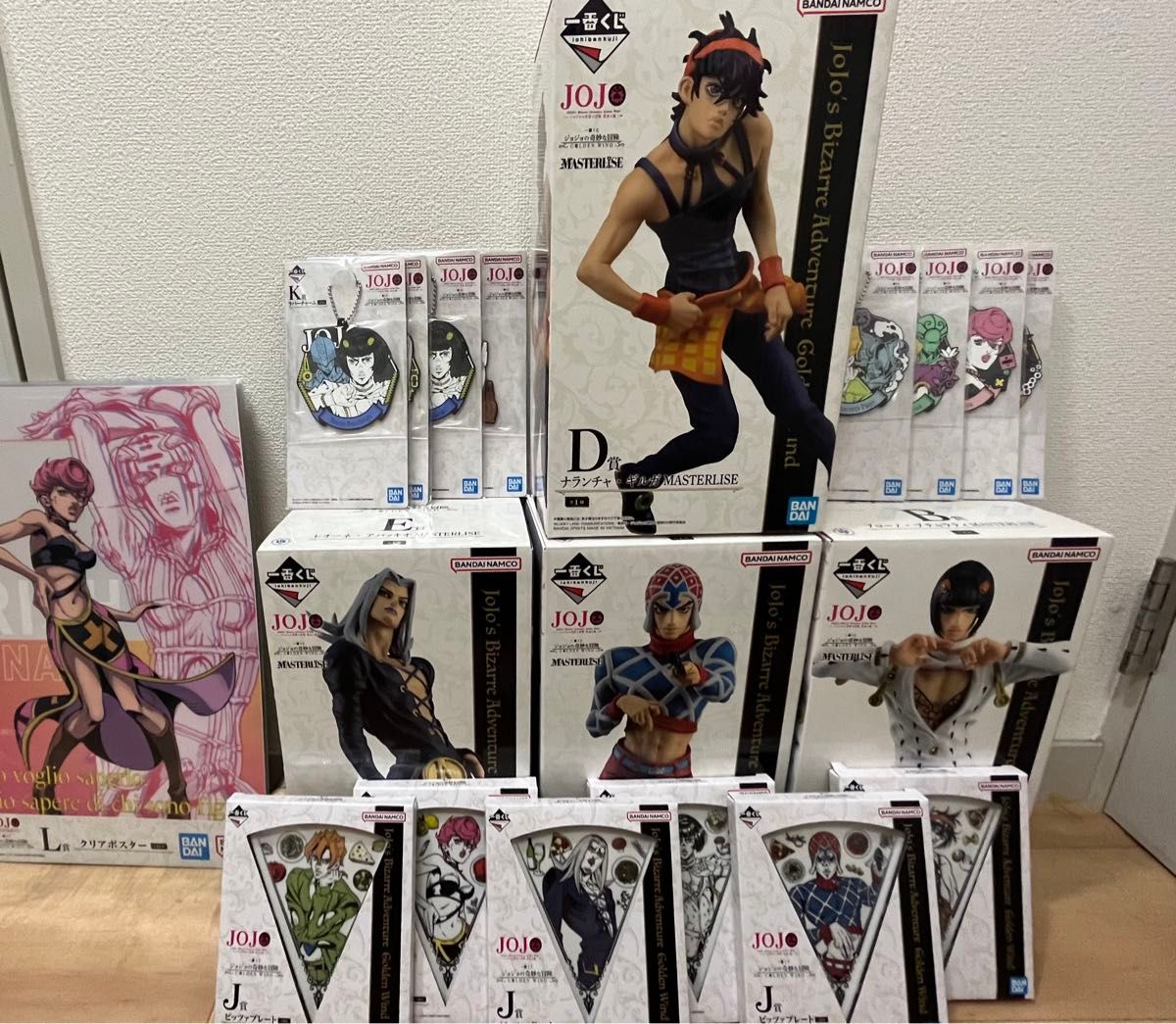 一番くじ ジョジョの奇妙な冒険C賞D賞J賞K賞