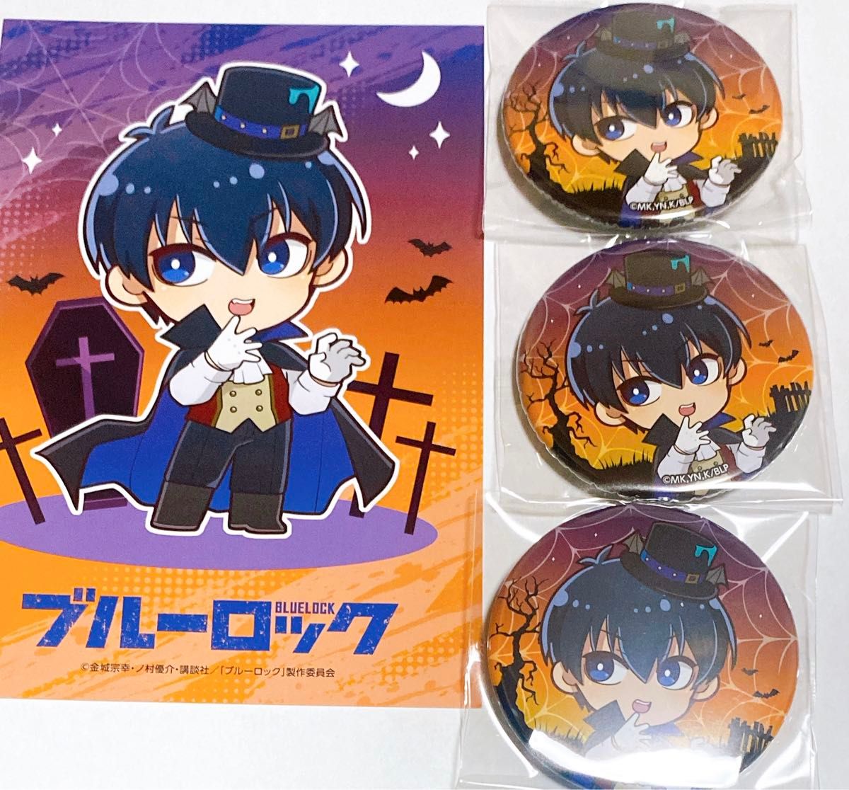 潔世一 潔 バレンタイン チョコレート 缶バッジ VD ブルーロック